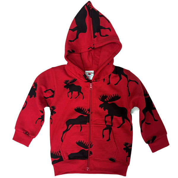 INFANT FULL ZIP W/ALLOVER PRINT