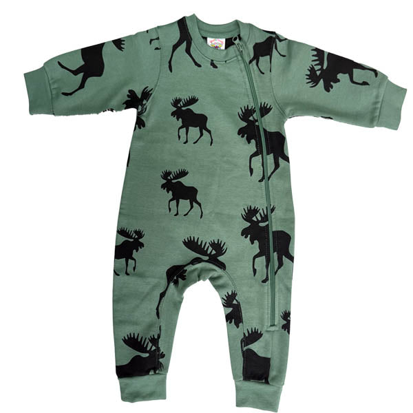INFANT ROMPER W/ALLOVER PRINT