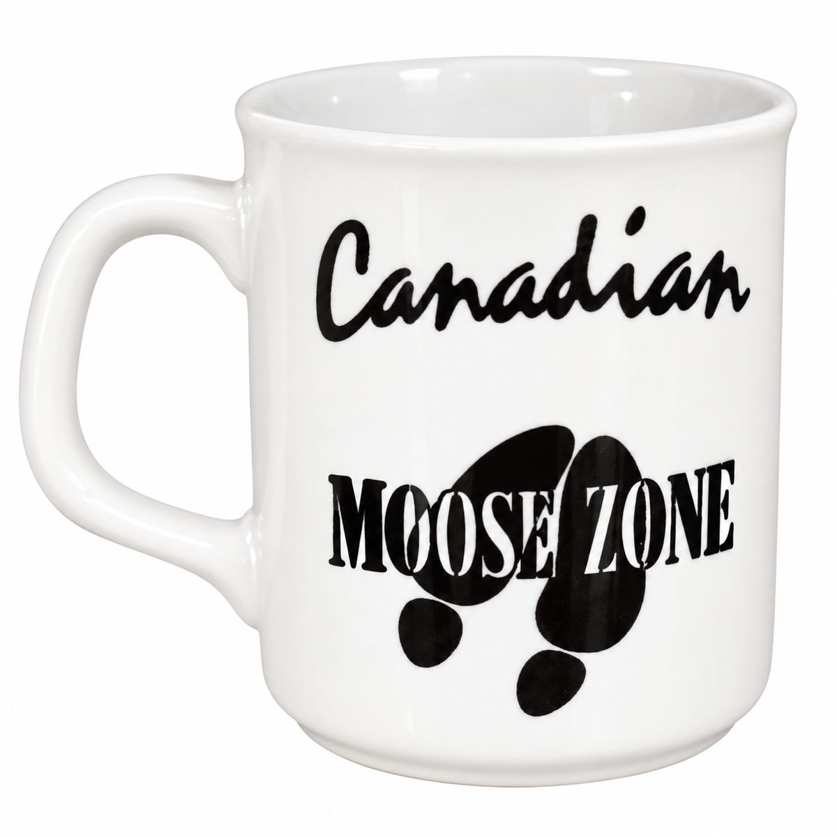 White Canadian Moose Zone Mug