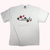 Men and Women T-Shirt with various designs. Greige / Canada Maple Leaf