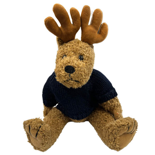 Moose with sweater 14"