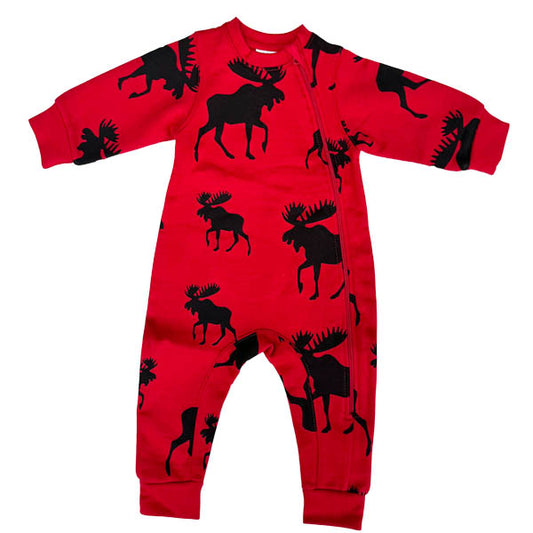 INFANT  ROMPER W/ALLOVER PRINT