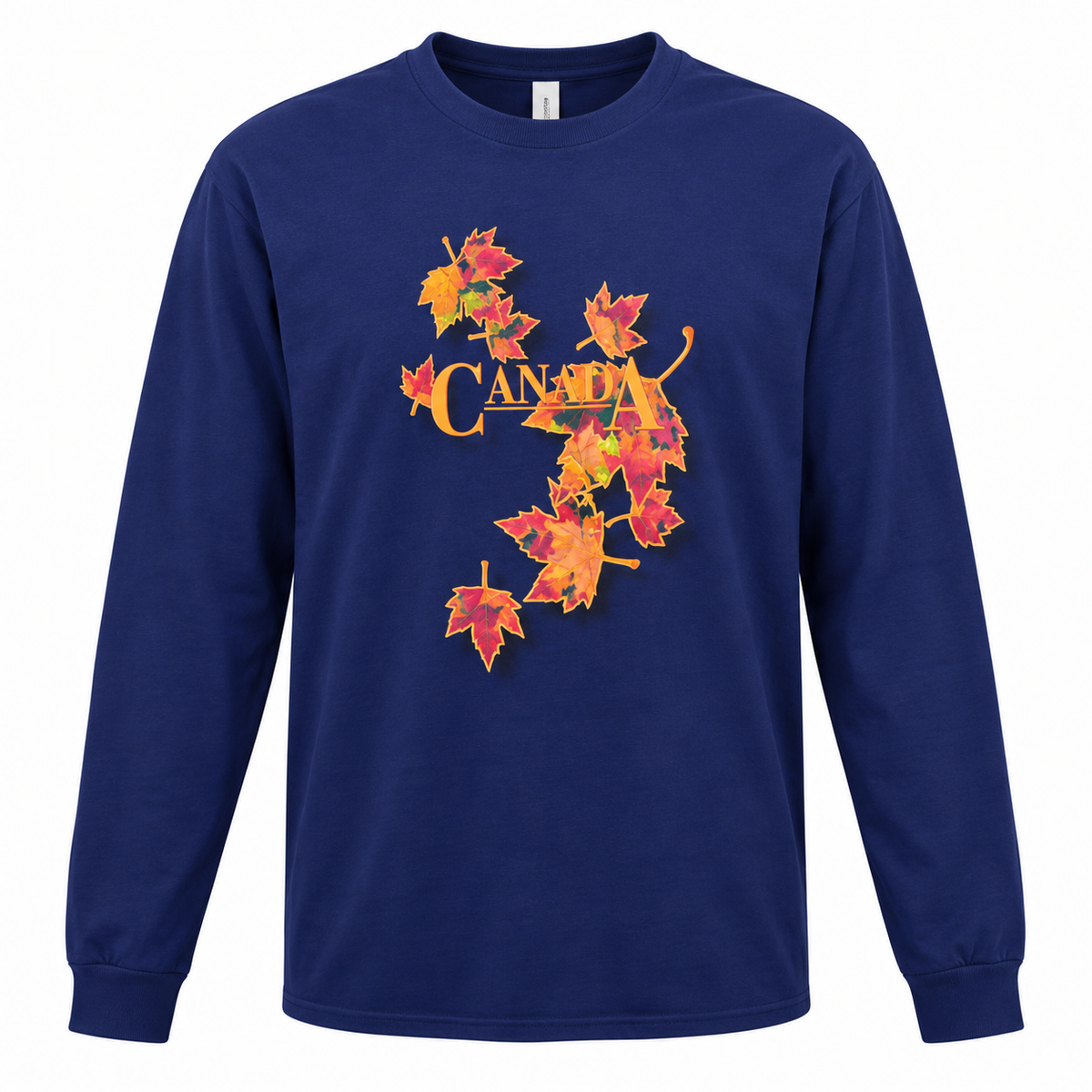 long sleeve Canada maple leaf crewnwck sweater