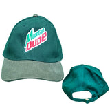 Men and Women's Baseball caps. 2 Tone Brush Caps with Mountain Dude/Forest Khaki
