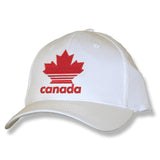 Men and Women's Baseball caps. Adds Canada. White Adjustable Caps.