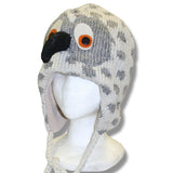 Wool Animal Head Tuques / Hats for Men and Women / Snowy Owl