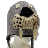 Wool Animal Head Tuques / Hats for Men and Women / Walrus 