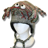 Wool Animal Head Tuques/Hats for Kids. Crab