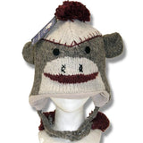 Wool Animal Head Tuques / Hats for Men and Women / Sock Monkey 