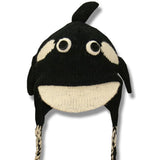 Wool Animal Head Tuques/Hats for Kids. killer whale