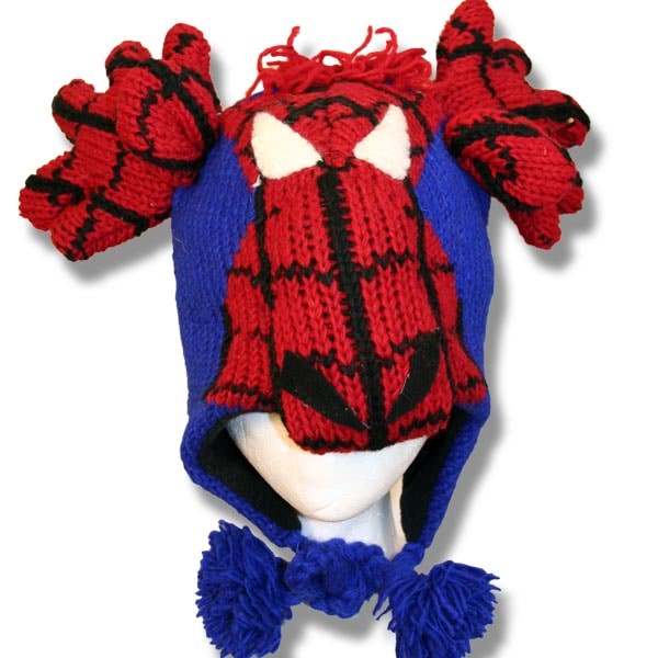 Wool Animal Head Tuques / Hats for Men and Women / Spidermoose