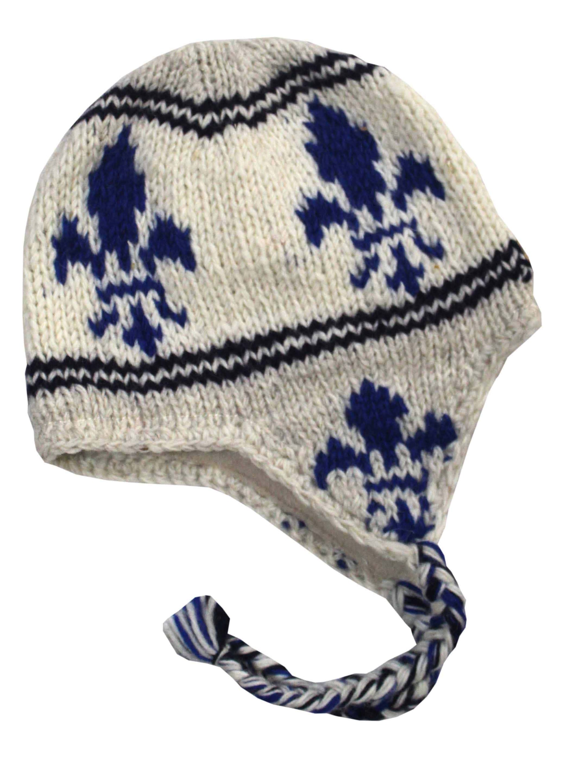 Earflap Hat for Men and 100% Wool with Fleece Lining
