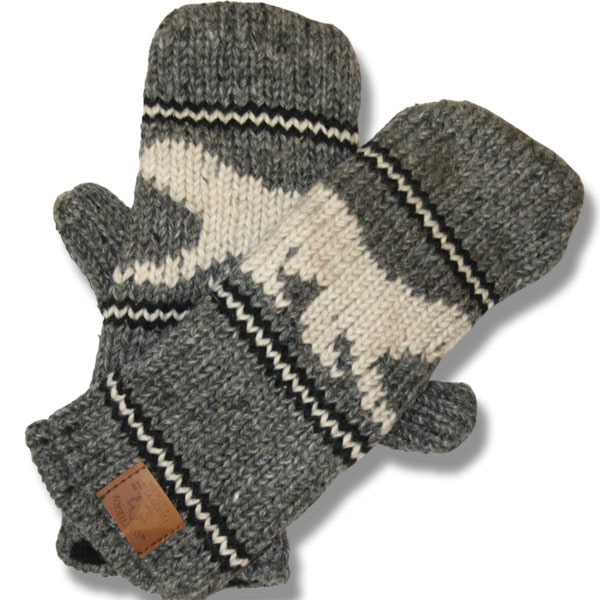 Wool Mittens for Men and Women.