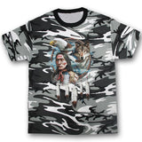 Men and Women T-Shirt with various designs. Como Grey / Dream Catcher