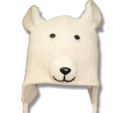 Wool Animal Head Tuques/Hats for Kids. Polar Bear