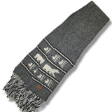 Scarf for Men and Women. 100% Wool with Fleece Lining. handmade in Nepal.