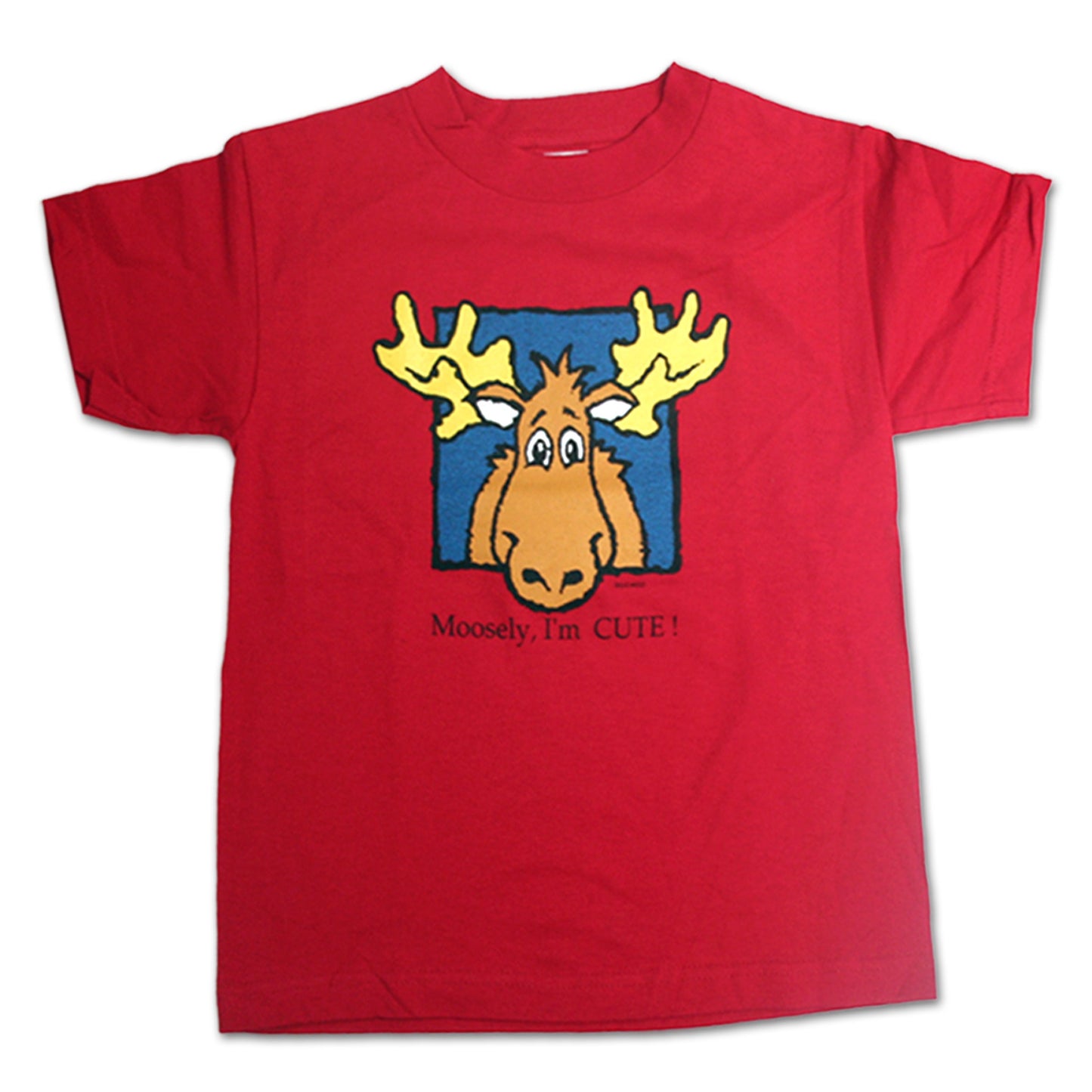 Kids T-shirts with printed design / Red Moosely, I' Cute