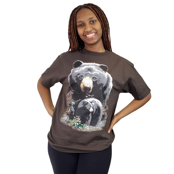 Men and Women T-shirt with Wildlife designs.