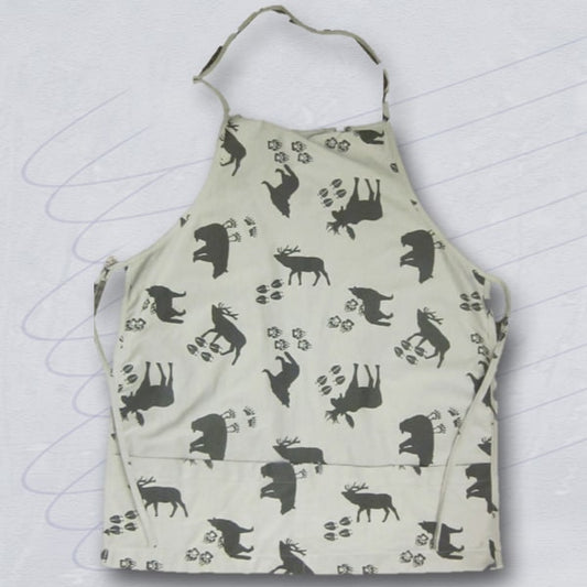 Moose print Apron