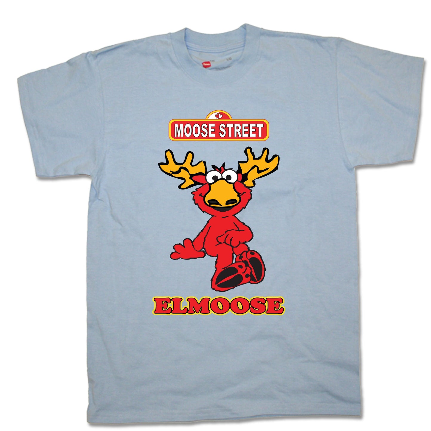 Kids T-shirts with printed design / Light Blue ElMoose