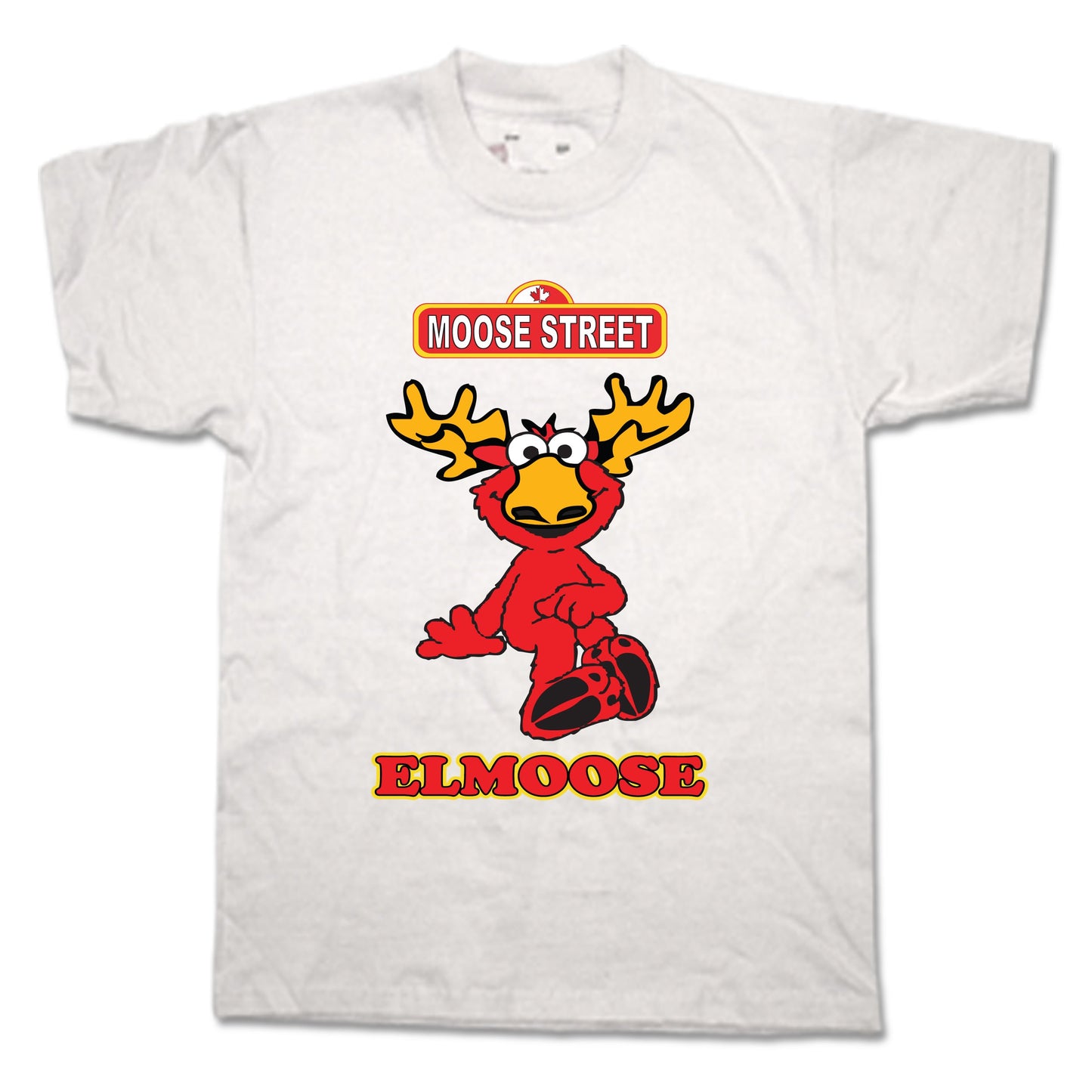 Kids T-shirts with printed design / White ElMoose