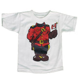 Kids T-shirts with printed design / White Headless
