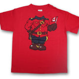 Kids T-shirts with printed design / Red Headless