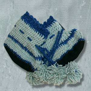 Chaussons unisexes en laine tricotée pour nouveau-nés et nourrissons 