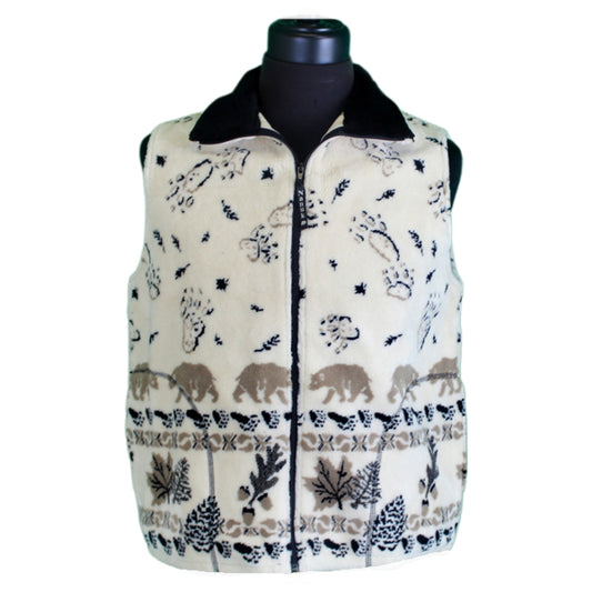 Microfiber Vests for Men and Women. Warm Sleeveless out wear Jacket. Beige