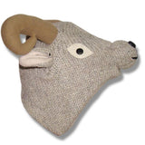 Wool Animal Head Tuques/Hats for Kids. Ram