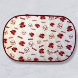 Scratch Placemat. White/Red Canada
