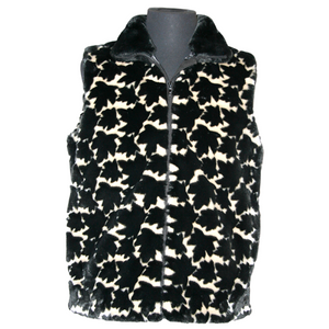 Funfur Vest with Polyester Lining for Men and Women